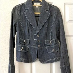 Ann Taylor Loft Denim blazer